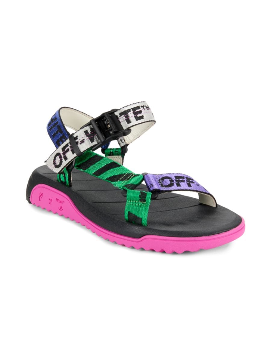 Сандалии New Trek Industrial Off-White, цвет Fuchsia Green — фото 2
