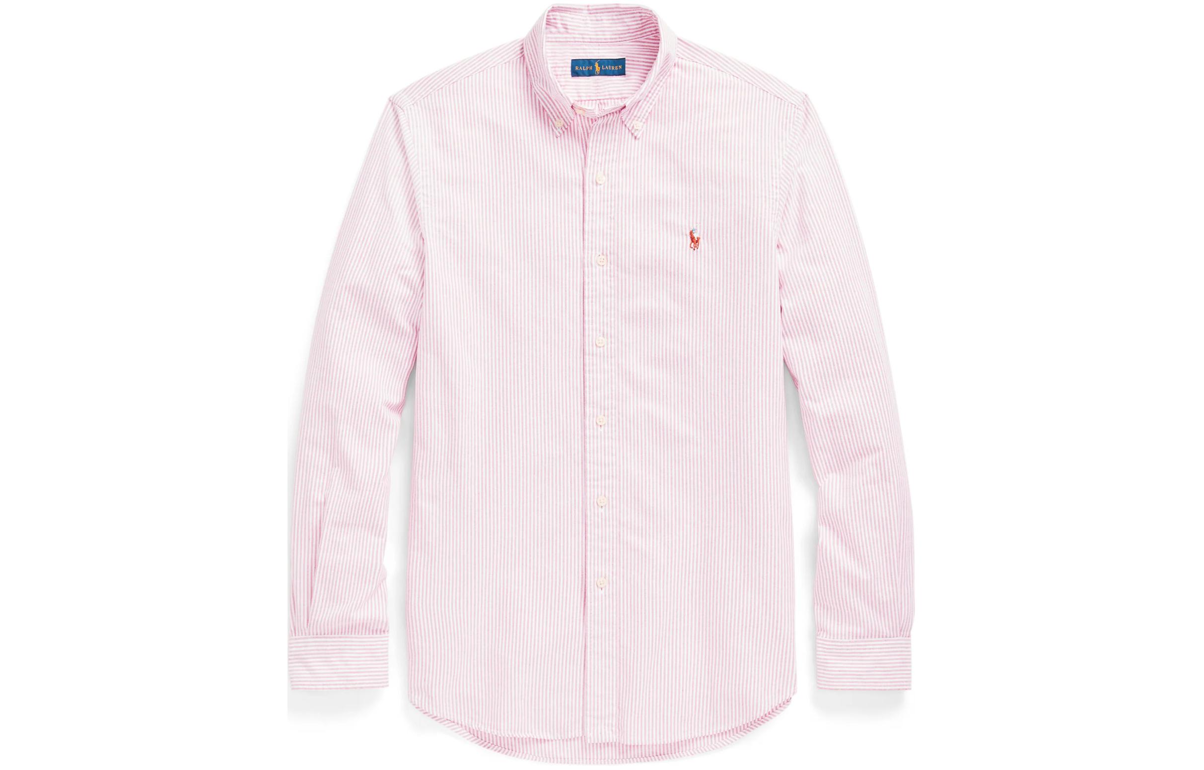 Хлопковая рубашка Polo Ralph Lauren, белый
