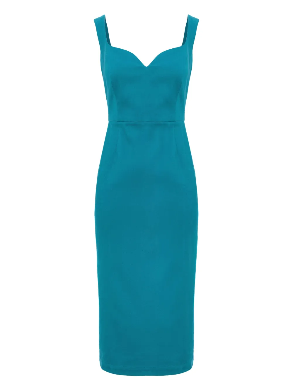 

Платье миди SUSIE с вырезом в форме сердца Cuanna, синий