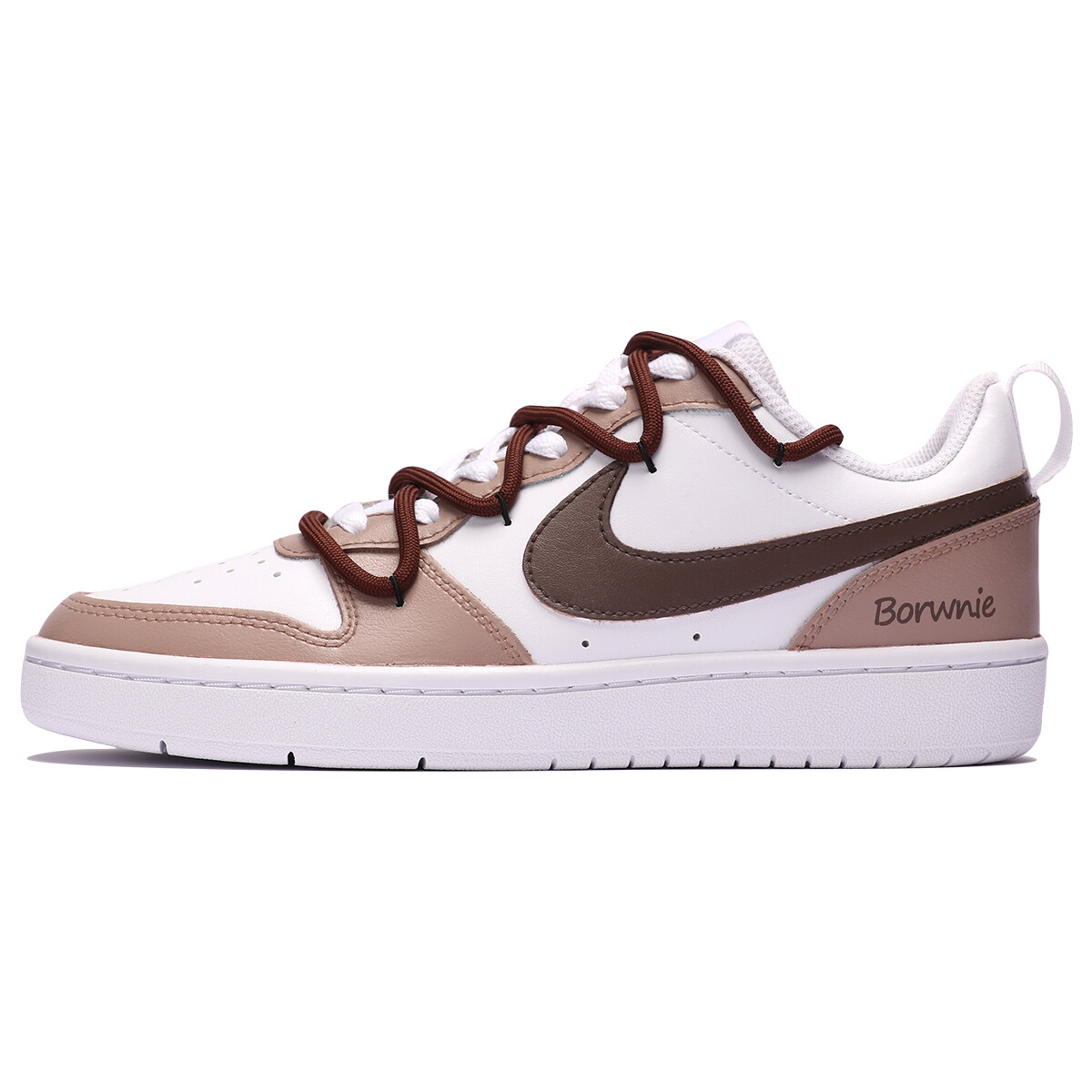 

Женские кроссовки для скейтбординга Nike Court Borough, Brown/White