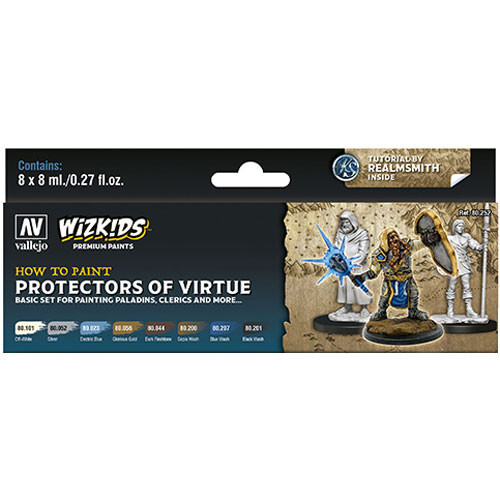 

Аксессуары Vallejo Wizkids Premium Paint Set: Protectors of Virtue