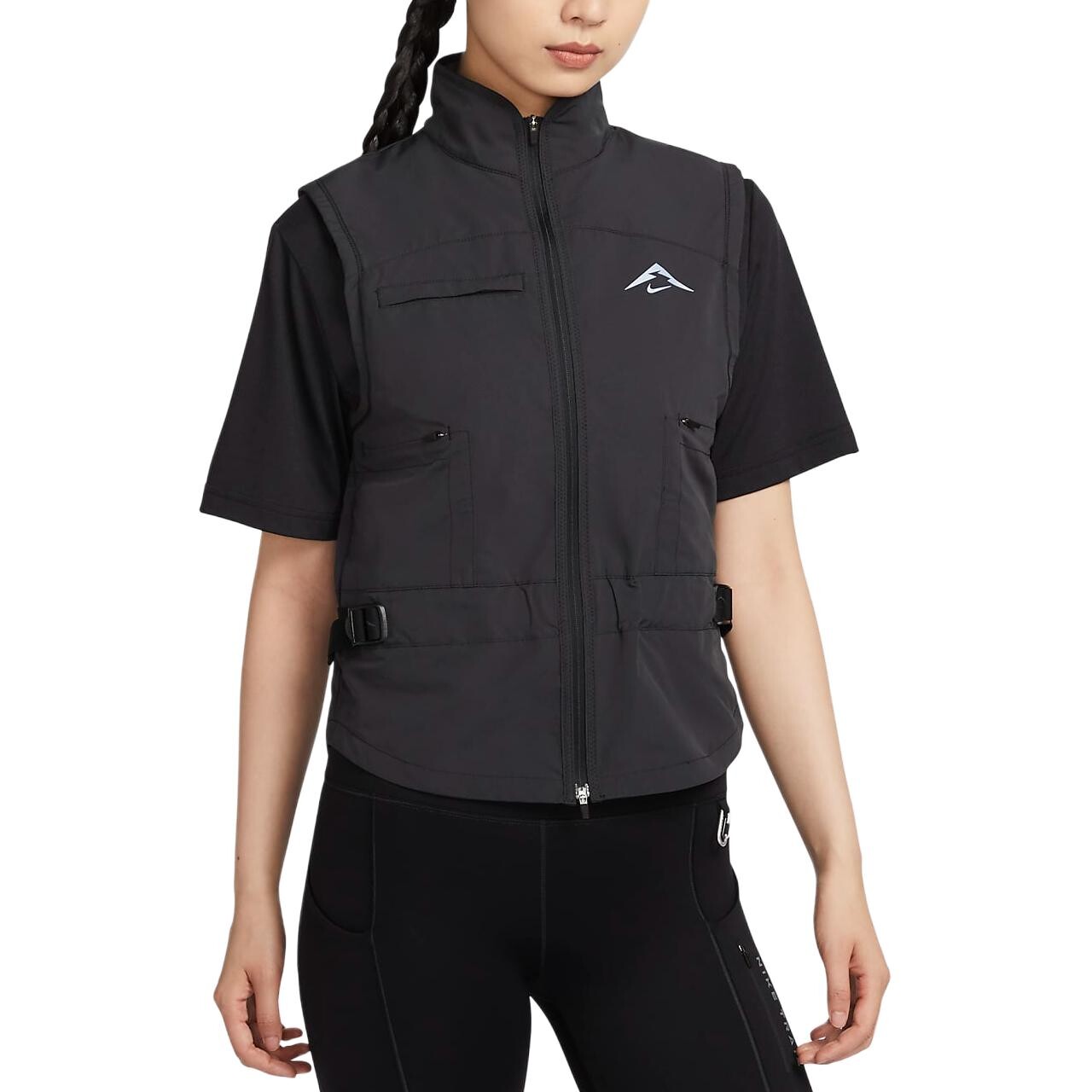 

Trail Repel Vest жилет женский черный/угольно-черный Nike