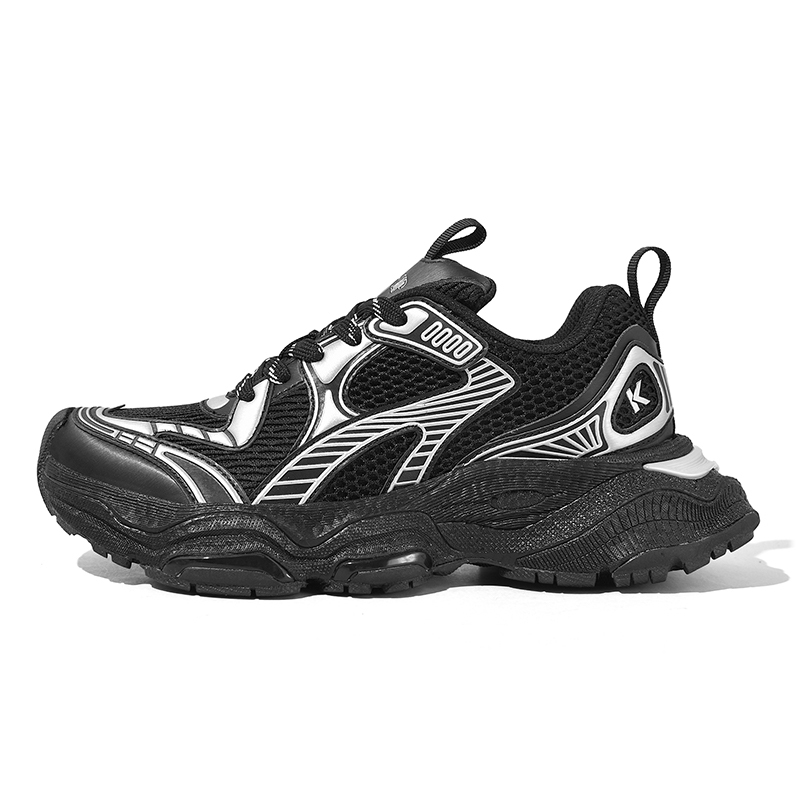 

Амортизирующие износостойкие поддерживающие легкие увеличивающие рост кроссовки Low-Top Unisex Titanium Gray SK.TRIP, черный