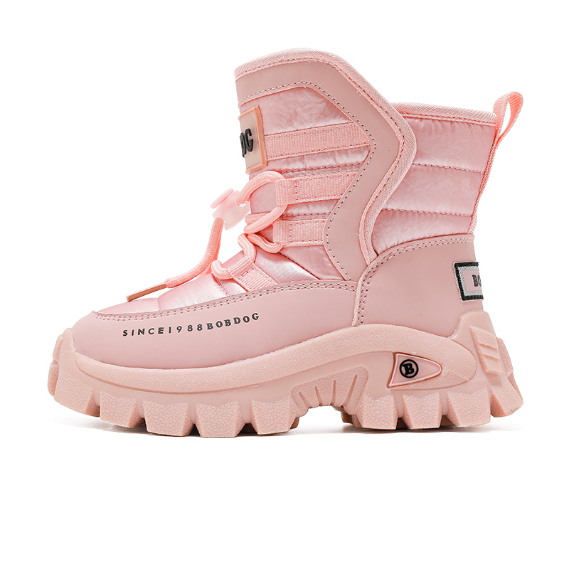 

Легкие амортизирующие термосапоги для детей BOBDOG, розовый