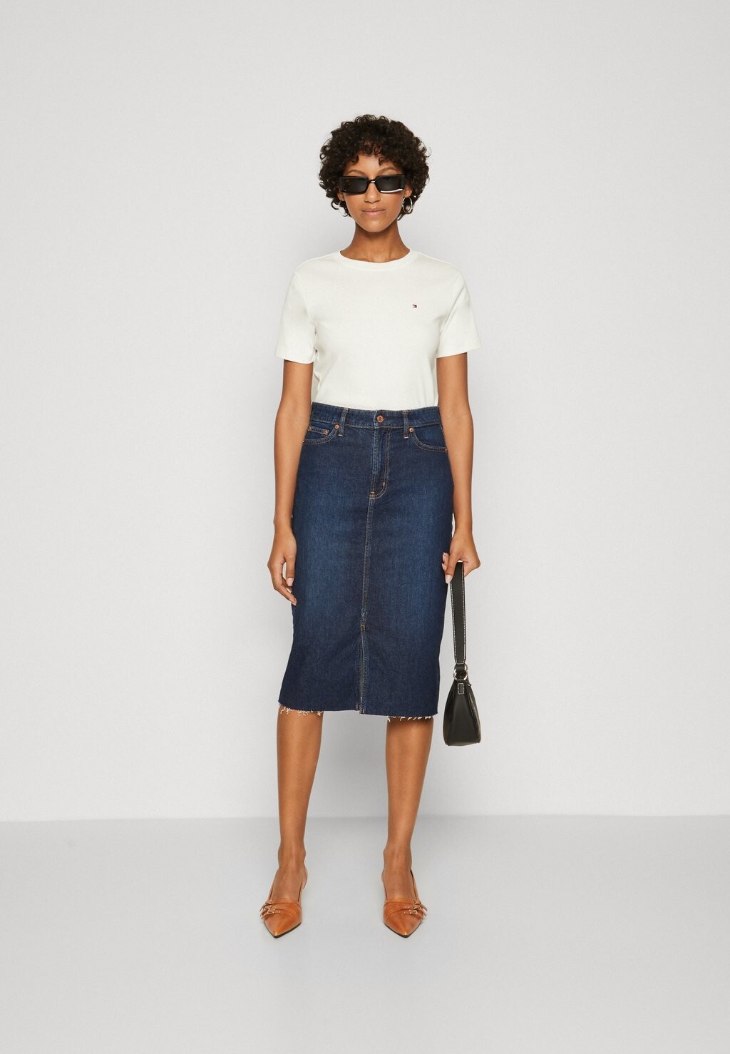 Футболка с принтом New Slim Cody Tommy Hilfiger, цвет ecru — фото 2