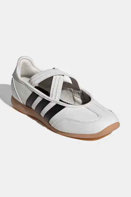 Балетки детские с эластичной вставкой BARREDA MARY JANE Adidas, белый — фото 2