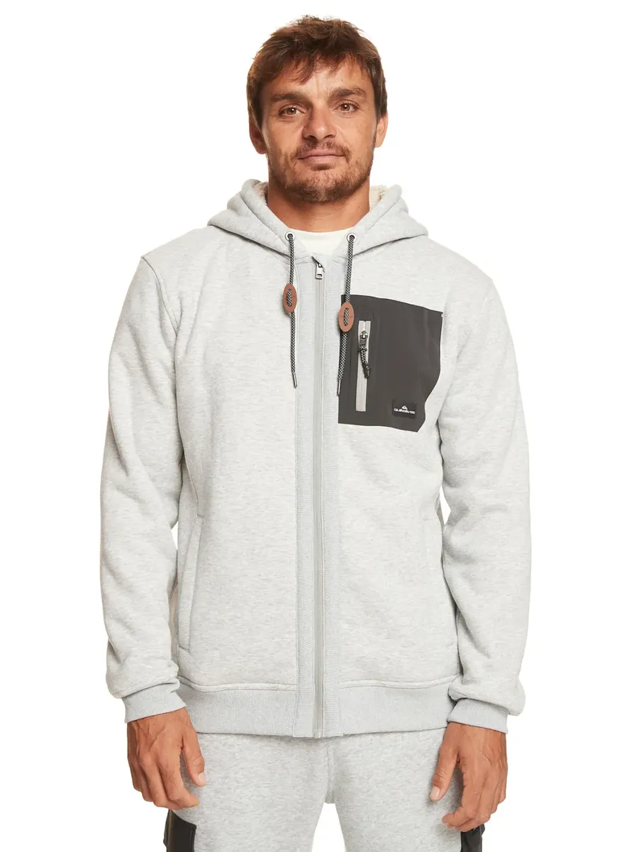 

Толстовка Quiksilver с капюшоном "Out There", серый