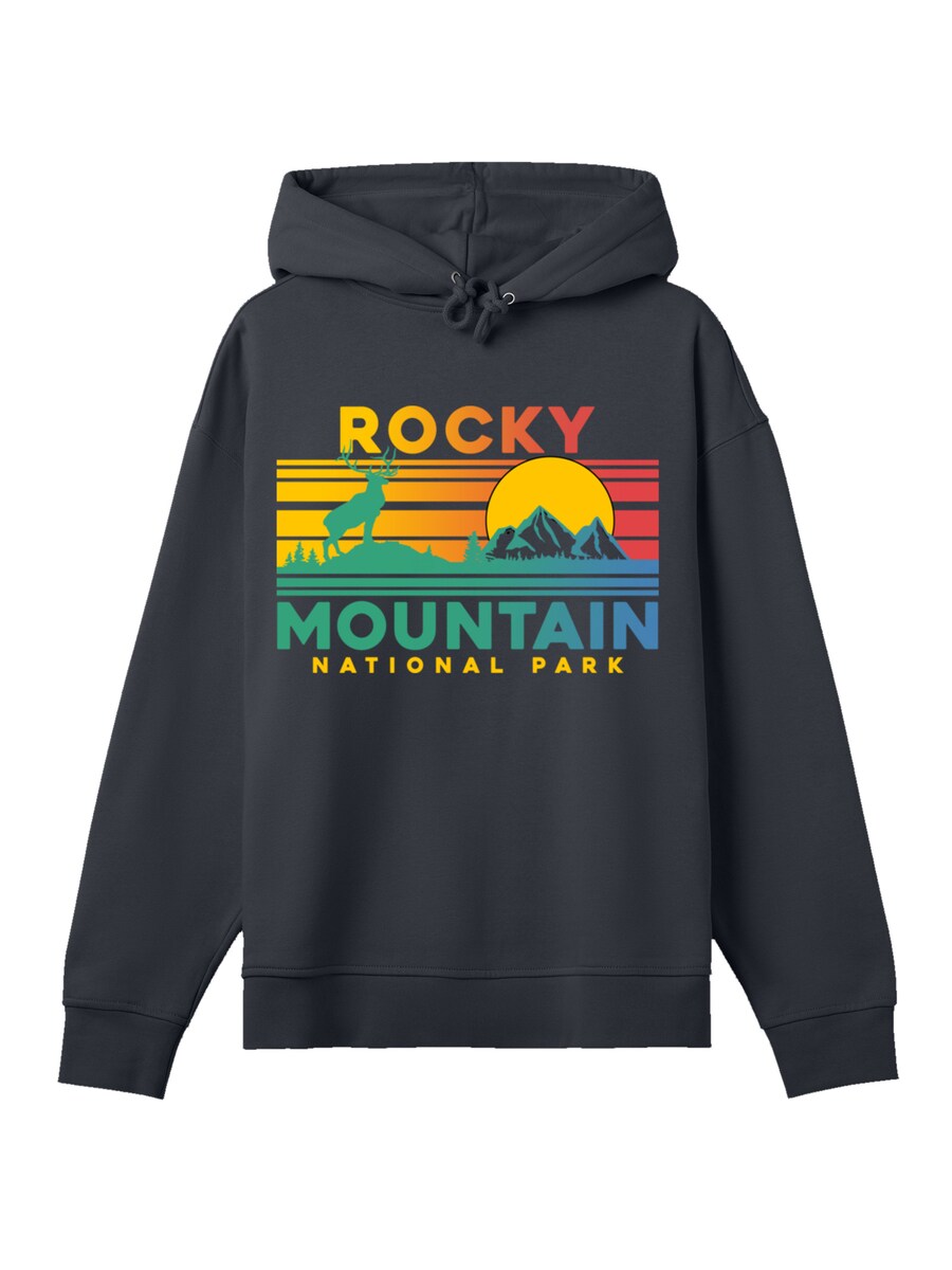 

Толстовка F4NT4STIC US National Parks Rocky Mountain Sunset, черный
