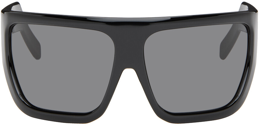 

Черные солнцезащитные очки Davis Rick Owens, цвет Black/Black