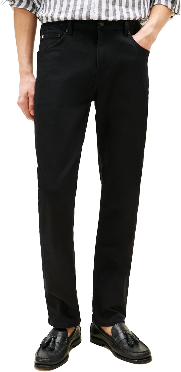 

Мужские джинсы Tommy Hilfiger Slim Straight Fit Stretch, Black