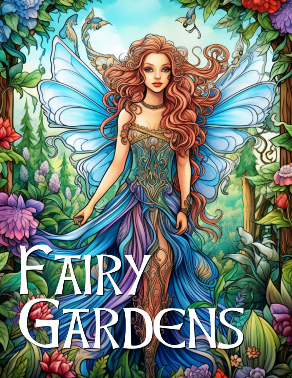 

Enchanted Fairy Gardens Adult Coloring Book | Discover Your Peace, Relaxation, Mindfulness | For Adults and Teens Seeking Calm and Creativity: Grey .. (Enchanted Fairy Coloring Book Collection) (Independently published)