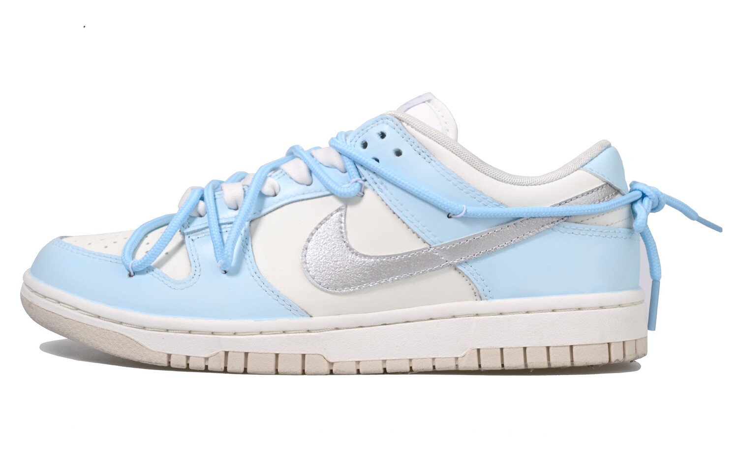 

Кроссовки Nike Dunk Skateboarding Shoes Women's Low-top Beige/Blue, лазурный, Синий, Кроссовки Nike Dunk Skateboarding Shoes Women's Low-top Beige/Blue, лазурный