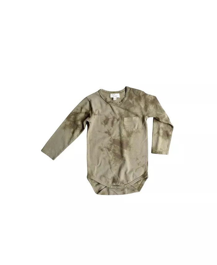 

Боди из органического хлопка с эффектом тай-дай для малышей The Simple Folk, розовый