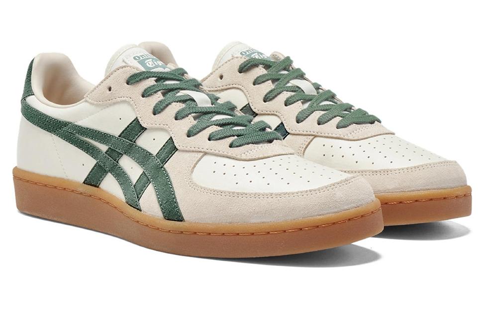Кроссовки Onitsuka Tiger GSM, кремовый/зеленый/коричневый — фото 3