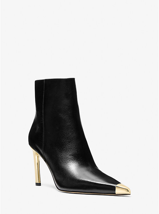 Кожаный Ботинки Kasia Michael Kors, черный