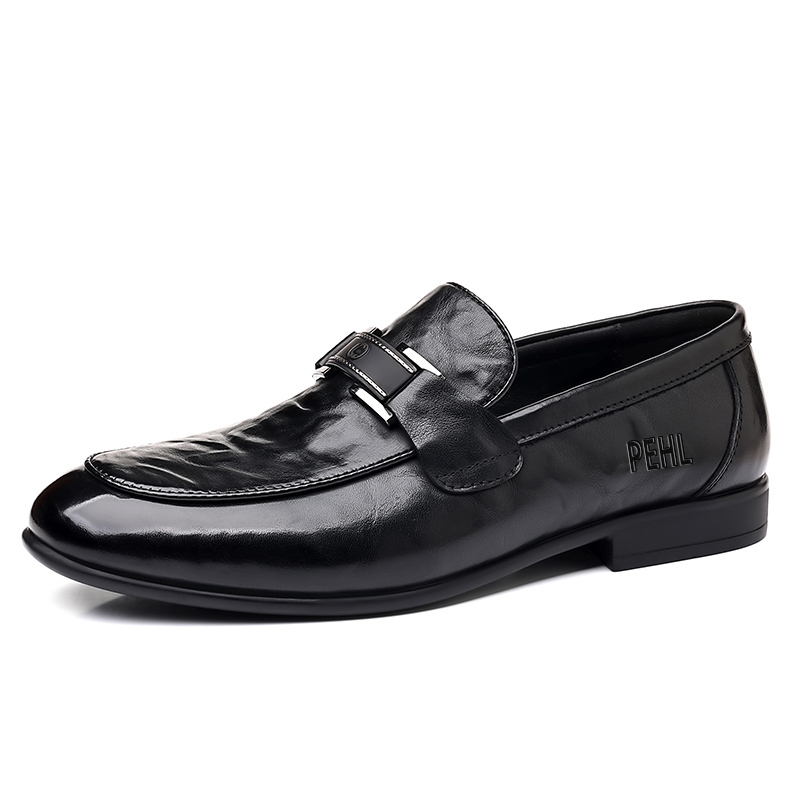 

Повседневные кожаные туфли мужские PEHL, Black
