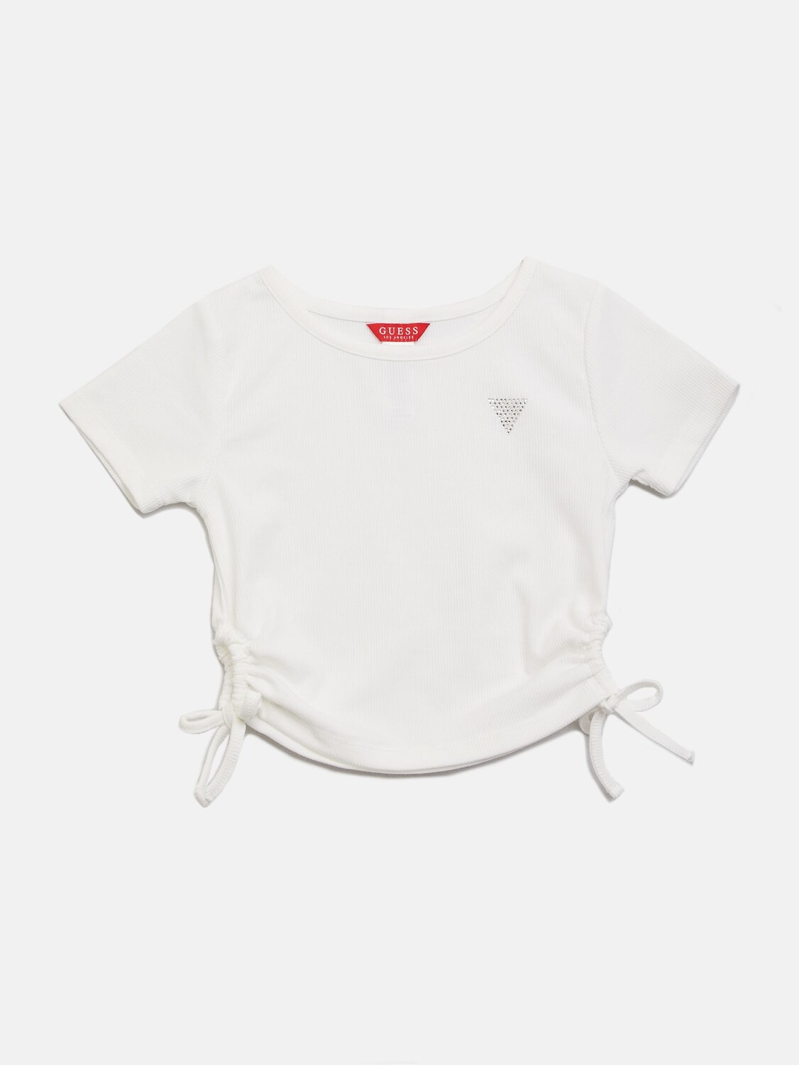 

Футболка Serena с завязками по бокам (7-14) Guess Factory, цвет Pure White