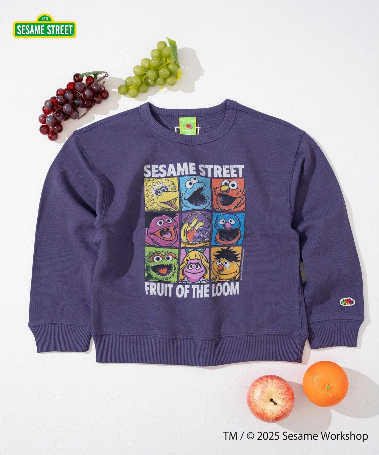Толстовка с длинным рукавом FRUIT OF THE LOOM/(K), Purple