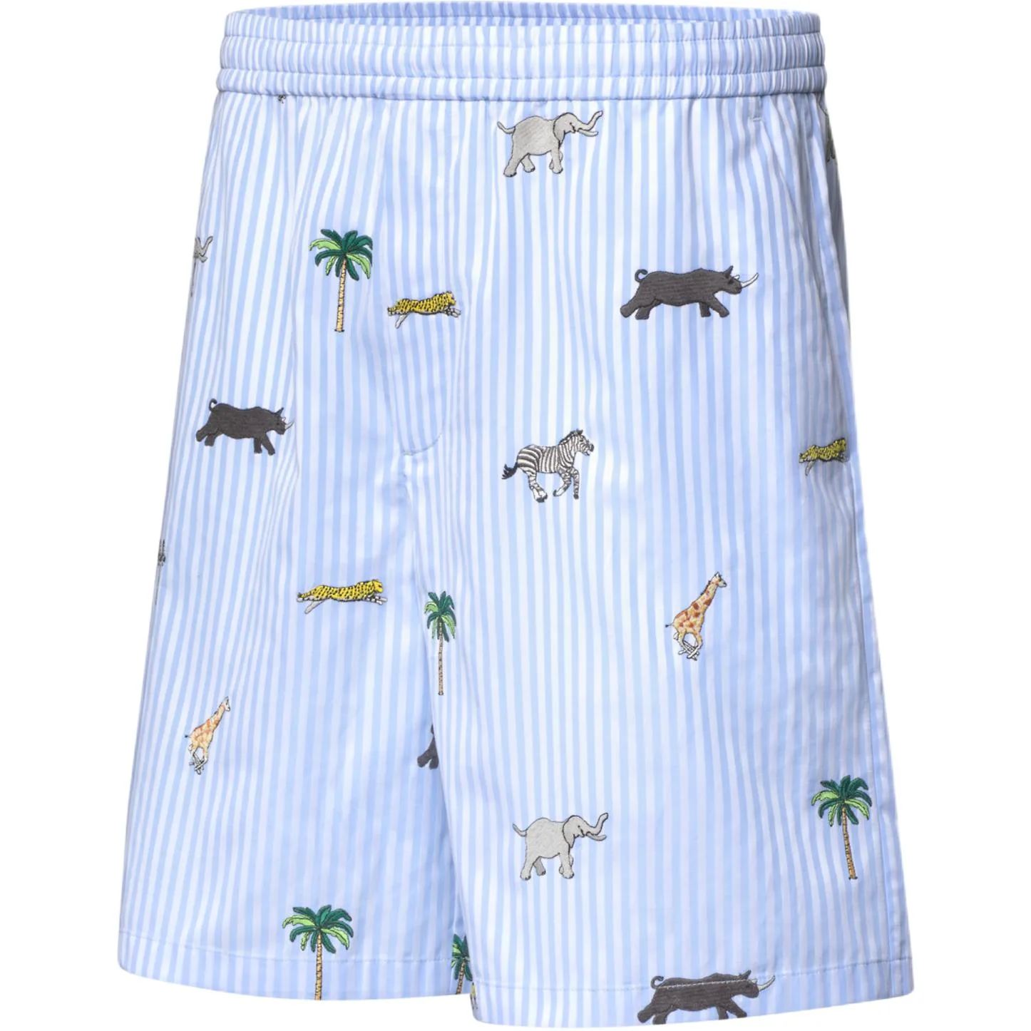 Шорты casual мужские The Darjeeling Limited SS26 LOUIS VUITTON, синий белый — фото 4