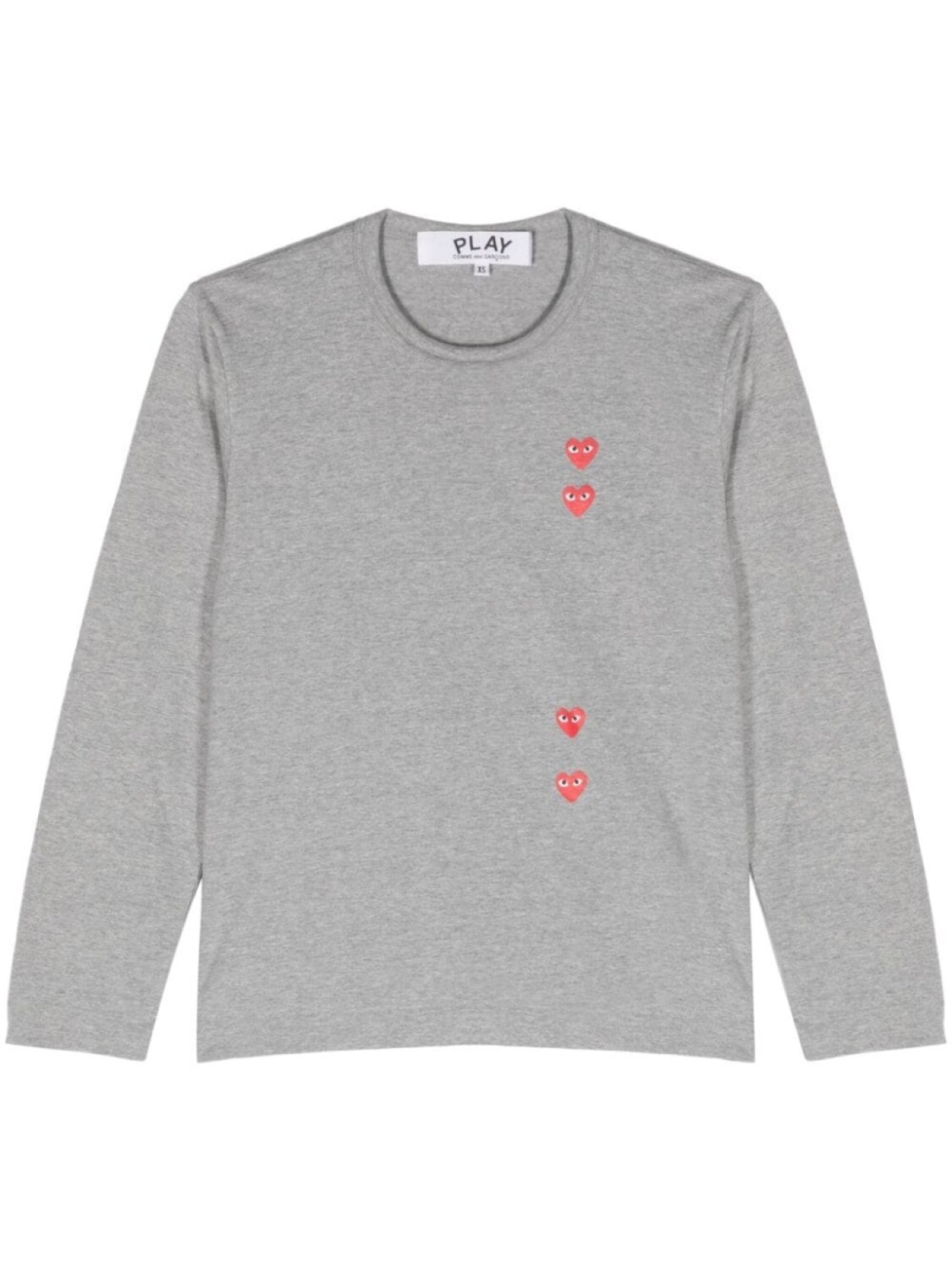 

Comme Des Garçons Play футболка с принтом, серый