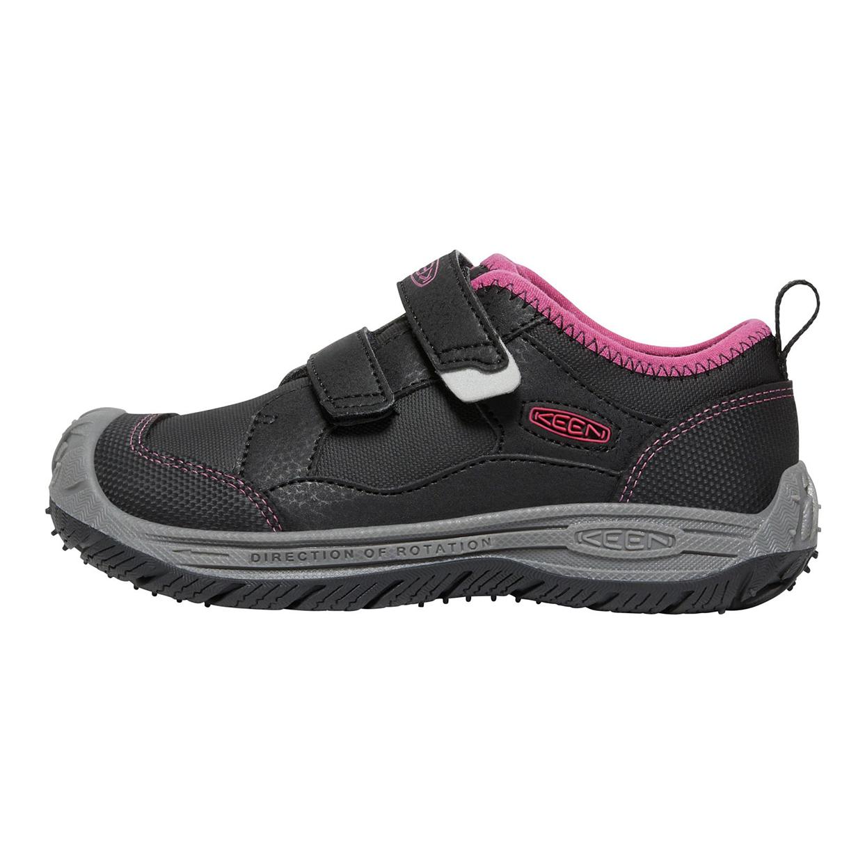 

Кроссовки KEEN SPEED HOUND Kids Outdoor Shoes PS Low-top Black/Fuchsia, черный