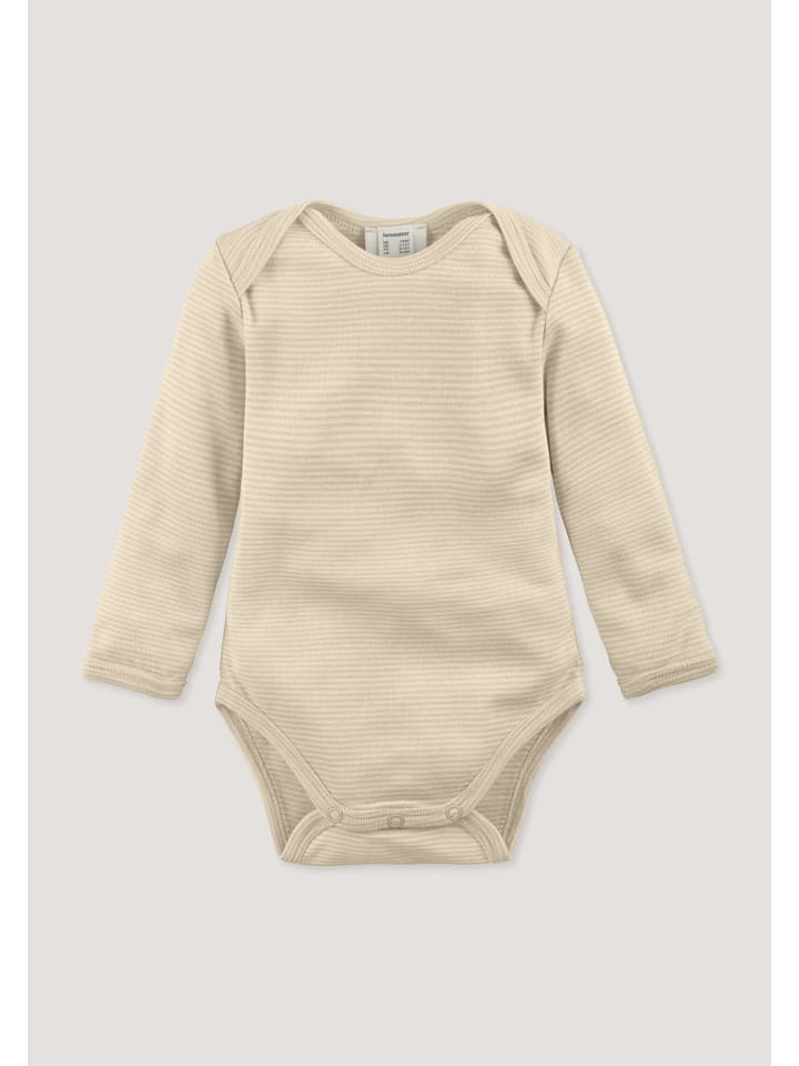 

Hessnatur Боди с длинными рукавами песочного цвета