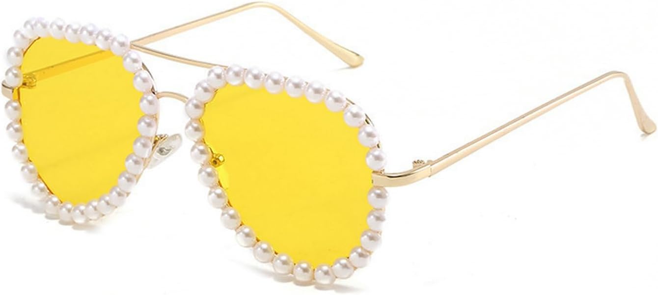 

Laureles Модные солнцезащитные очки большого размера «кошачий глаз» в стиле Y2k для женщин, очки-пилот с жемчужным блеском для мужчин, дорожные и уличные солнцезащитные очки L17, C2