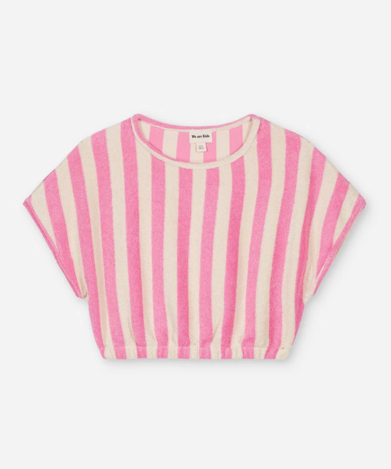 Топ с коротким рукавом We Are Kids Bubble Gum из органического хлопка розовый