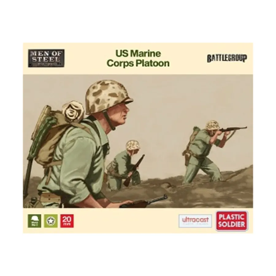 

Взвод морской пехоты США, Battlegroup Men of Steel - US (20mm)