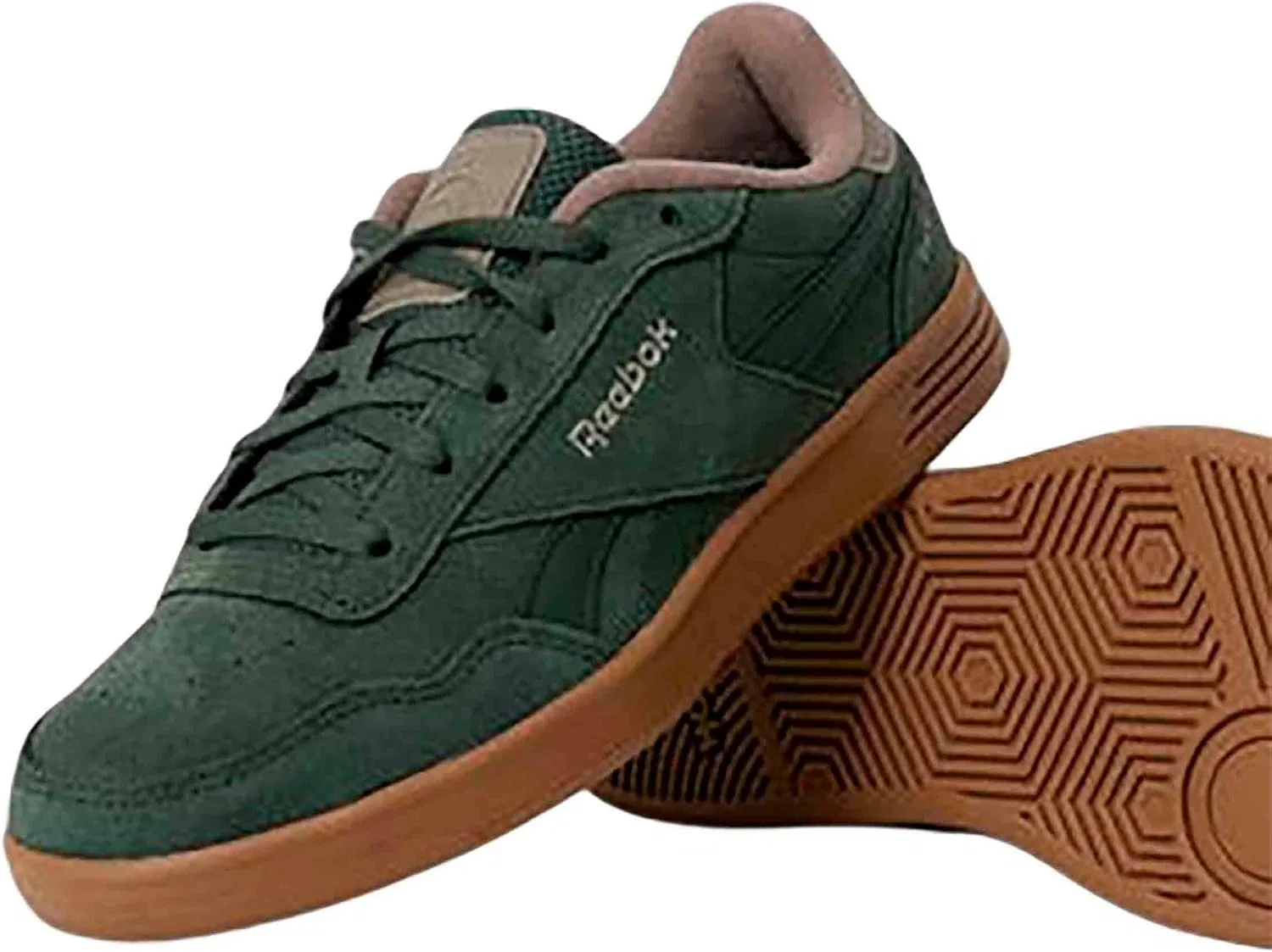 Кроссовки мужские Reebok Workout Low, цвет Gritgreen Flint Grey Grittygrey — фото 2