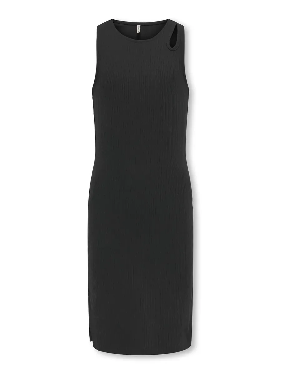 

Трикотажное платье KIDS ONLY "KOGBELFAST LIFE SL MIDI C/O DRESS FF JRS", черный
