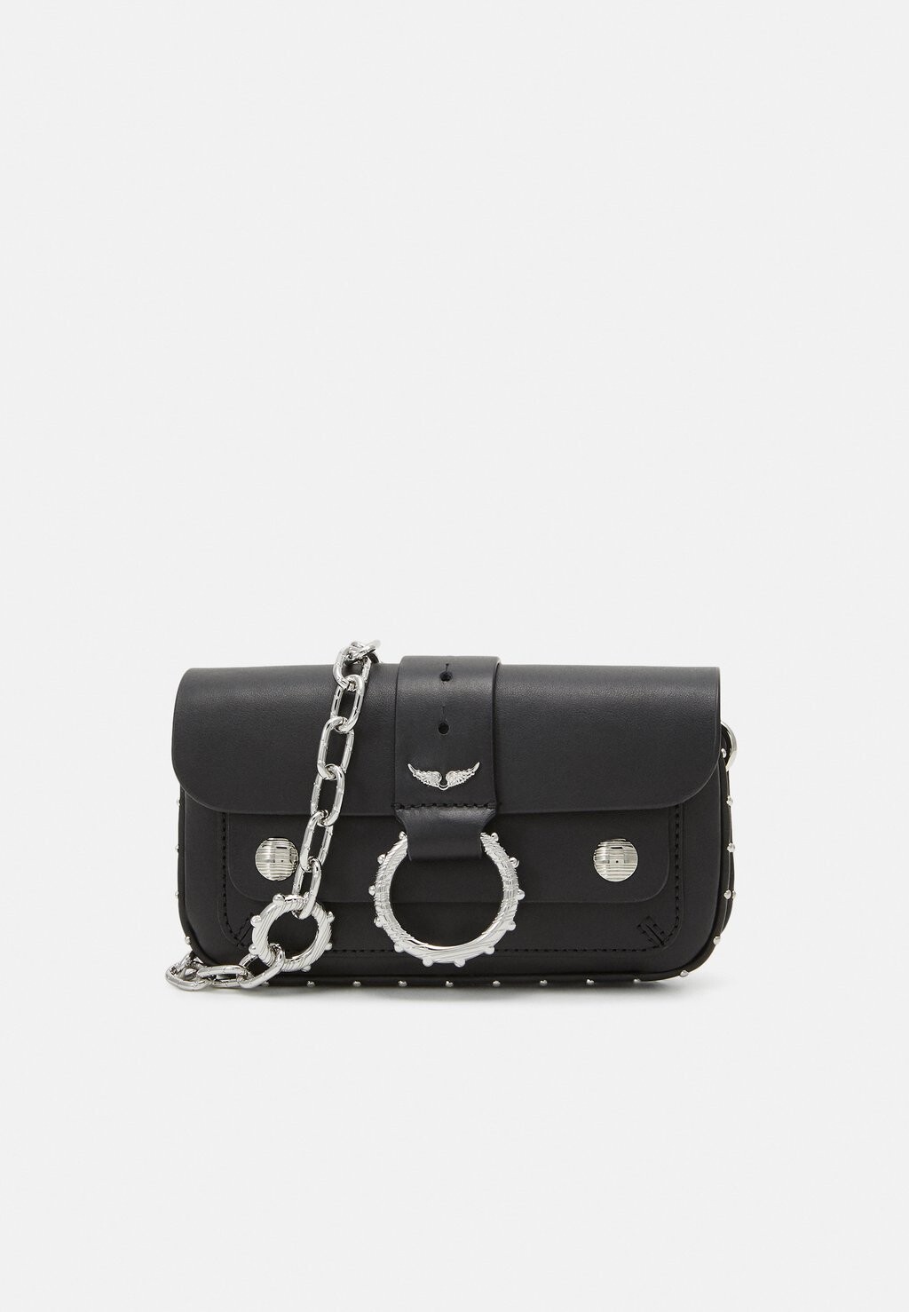 

Клатч Wallet Smooth Zadig & Voltaire, цвет noir/silver-coloured