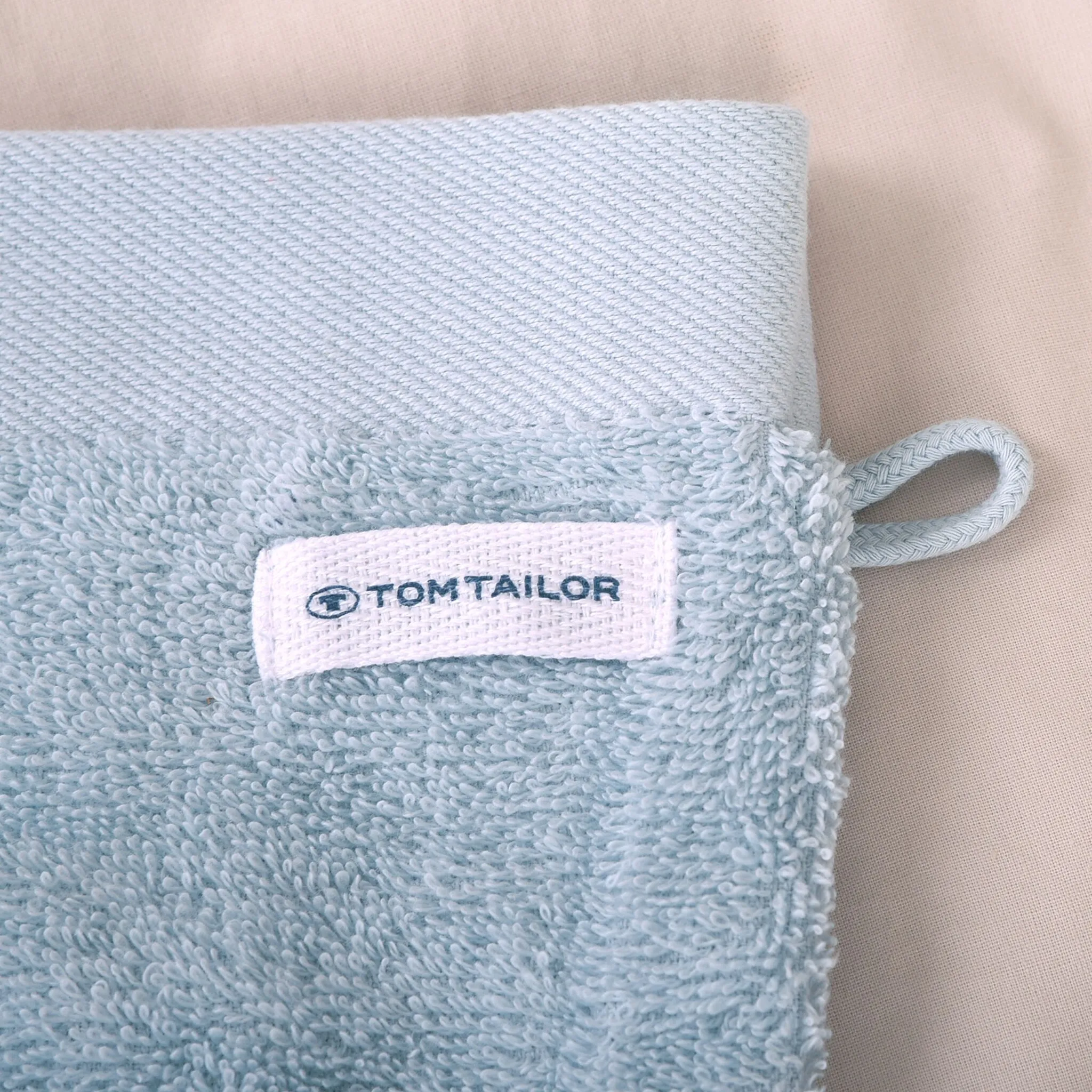 TOM TAILOR HOME Рукавица для мытья «COLOR BATH Рукавица» (6 шт., набор из 6 рукавиц для мытья 16 х 21 см), цвет Sky Blue — фото 3