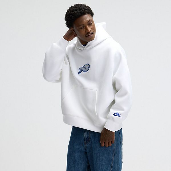 Мужской белый худи oversized tech fleece buffalo bills 2025 rivalries collection Nike