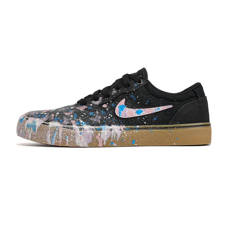

Кроссовки Nike SB Chron Skateboarding Shoes Unisex Low-top Black, черный