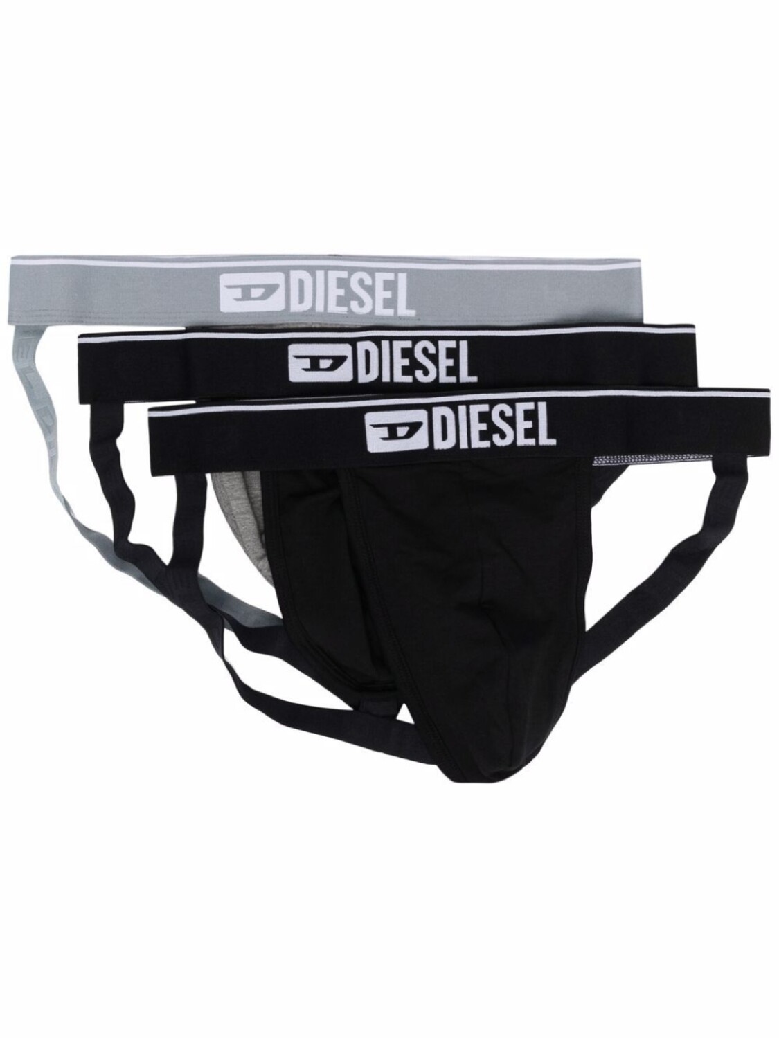 

Diesel комплект из трех боксеров в стиле колор-блок, черный