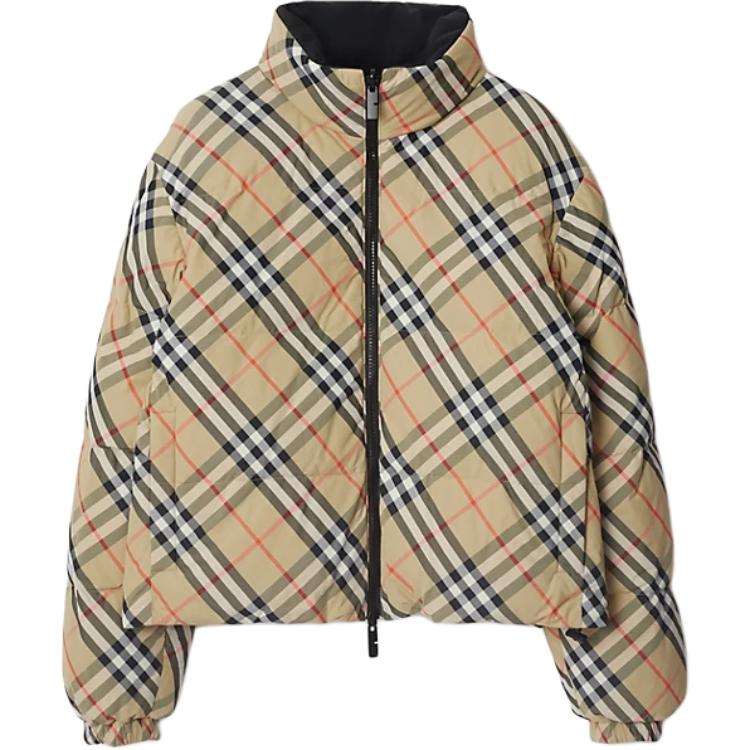 

Burberry Двусторонняя стеганая куртка в клетку, Brown