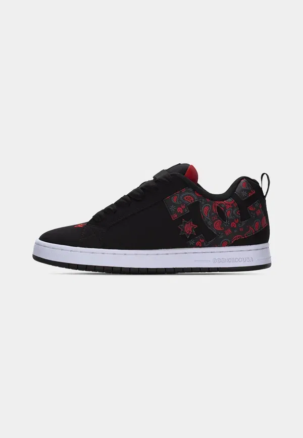 Кроссовки для скейтбординга Court Graffik Dc Shoes, черный/серый/красный — фото 2
