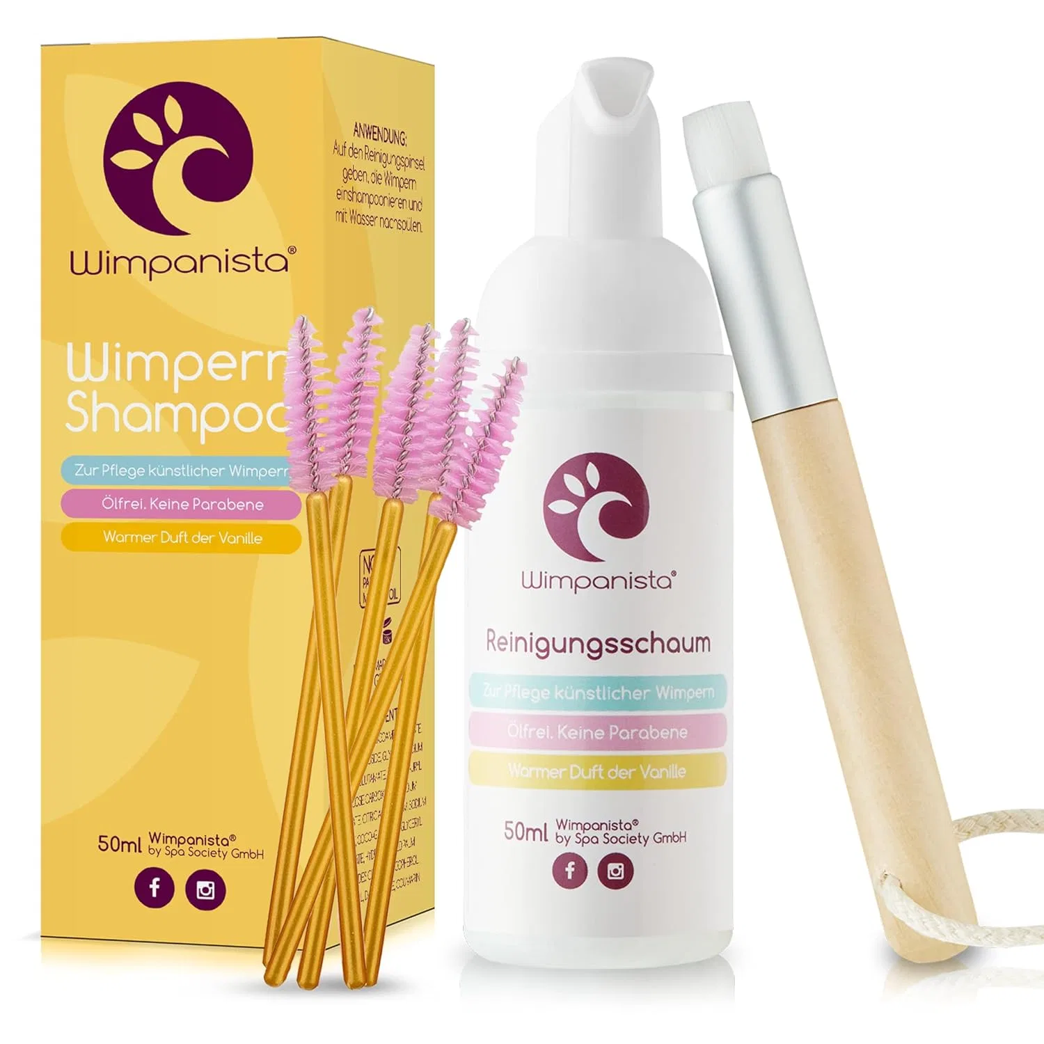 Шампунь для ресниц «Vanilla Fragrance» от Wimpanista ‎Wimpanista