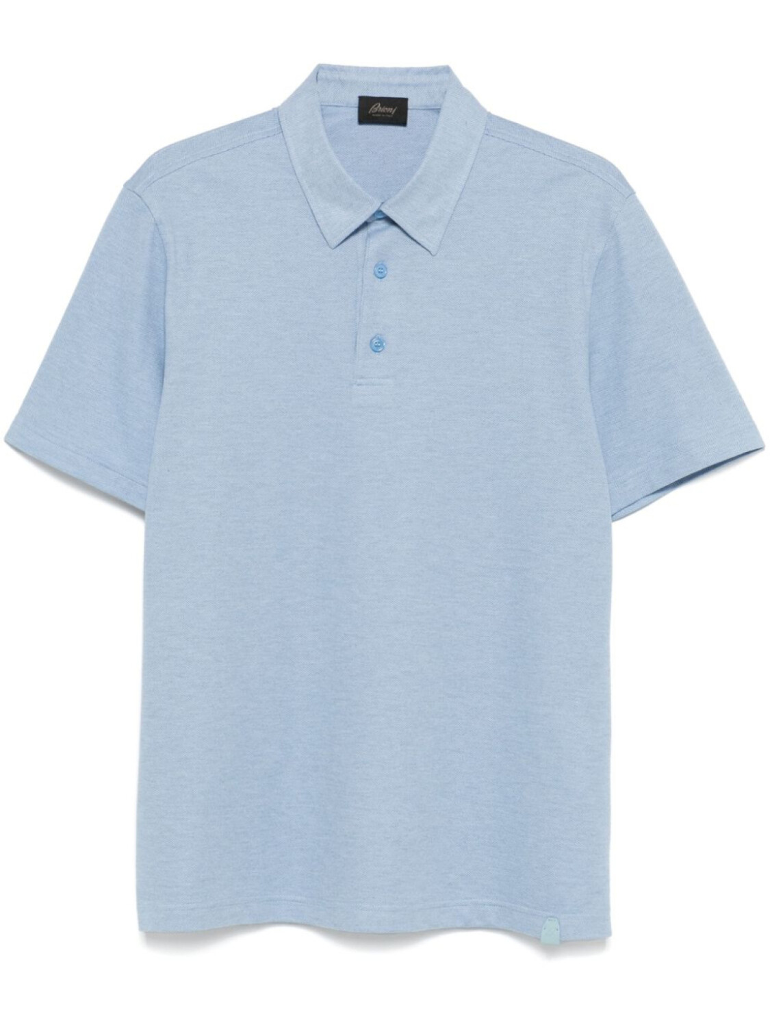 

Brioni рубашка поло из ткани пике, синий