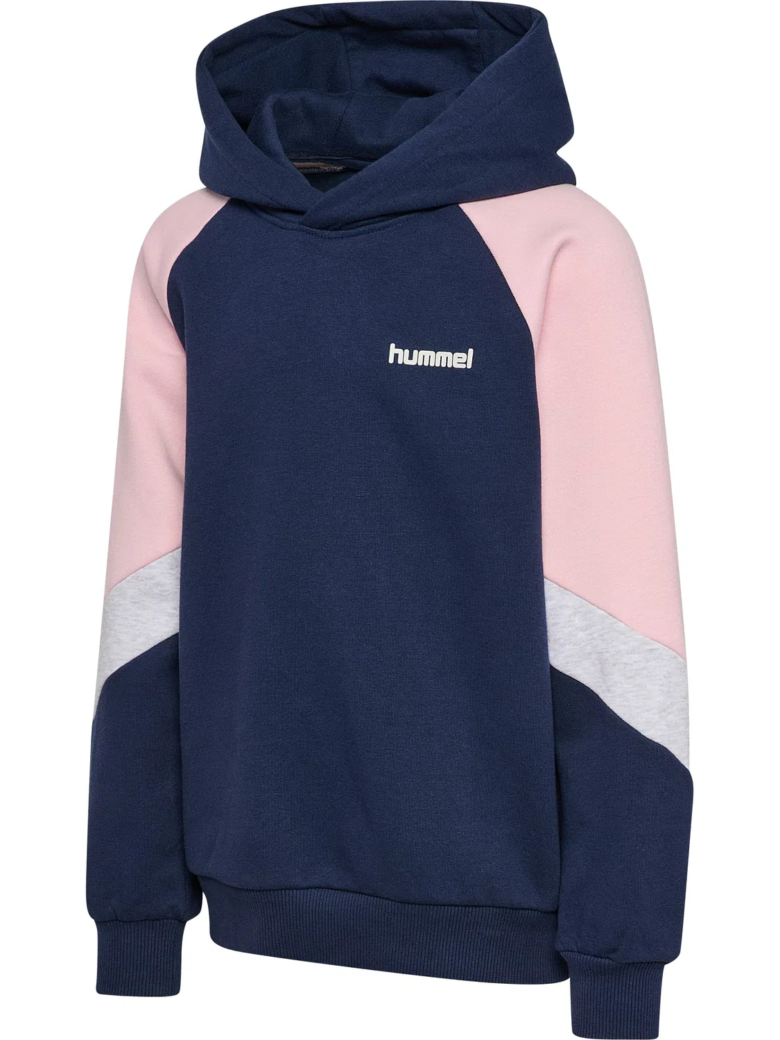 Капузенхуди с реглан-рукавами, детский, Hummel, dress blue/roseate spoonbill — фото 4