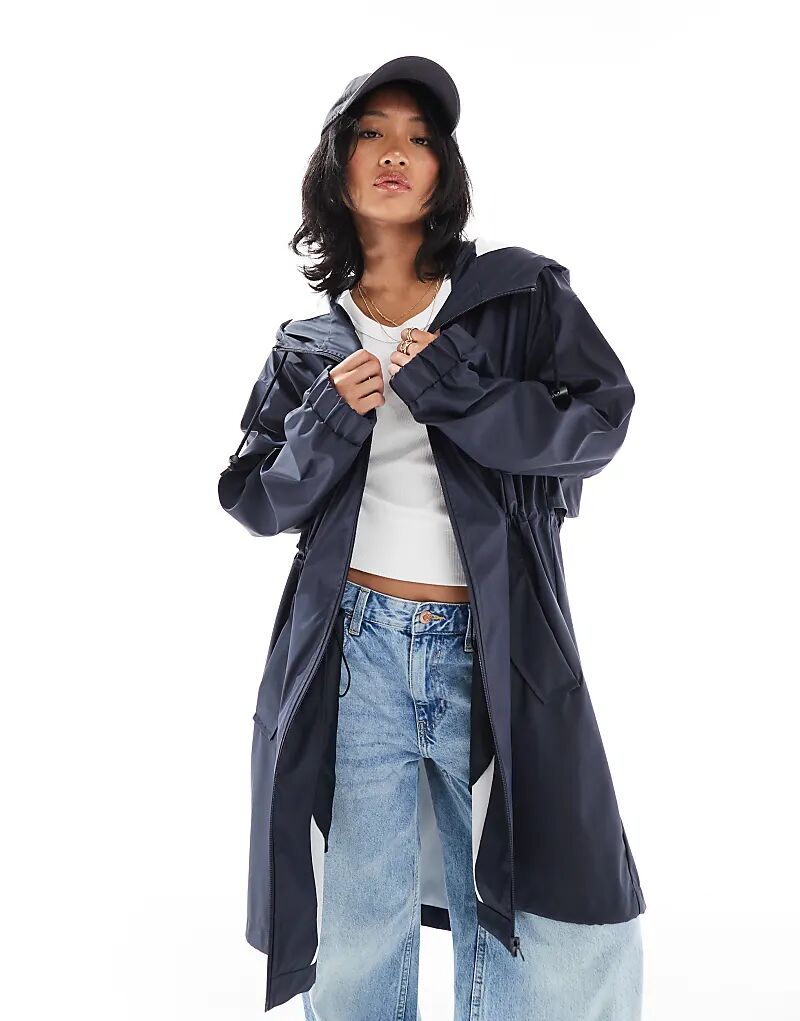 

Прорезиненная парка-дождевик ASOS DESIGN Petite с контрастными деталями темно-синего цвета Asos Petite, Синий, Прорезиненная парка-дождевик ASOS DESIGN Petite с контрастными деталями темно-синего цвета Asos Petite