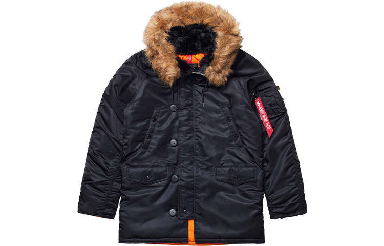 

Alpha Industries Парка мужская, Black