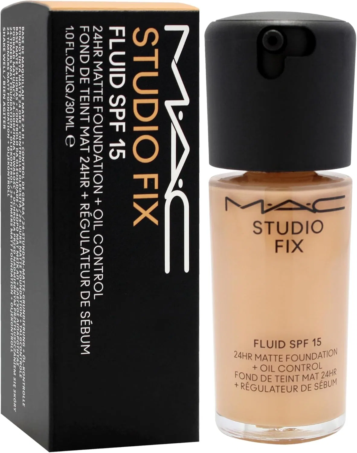 Тональная основа Mac Studio Fix Fluid SPF15 NC35 30 мл бежевый — фото 3