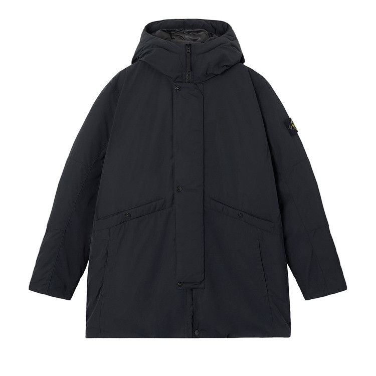 

Парка Stone Island Polyester Micro Twill Hooded Down Parka, Black