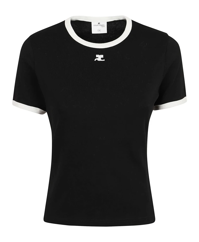 

Черная футболка для женщин Courrã¨Ges, черный