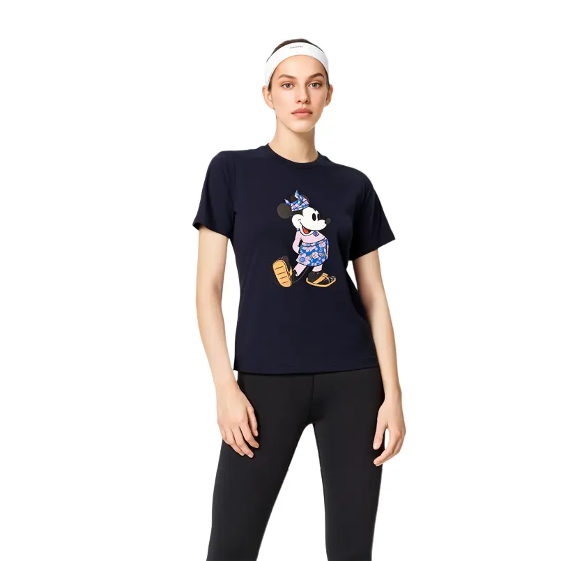 Футболка Disney X унисекс темно-синяя Uniqlo, темно-синий — фото 3