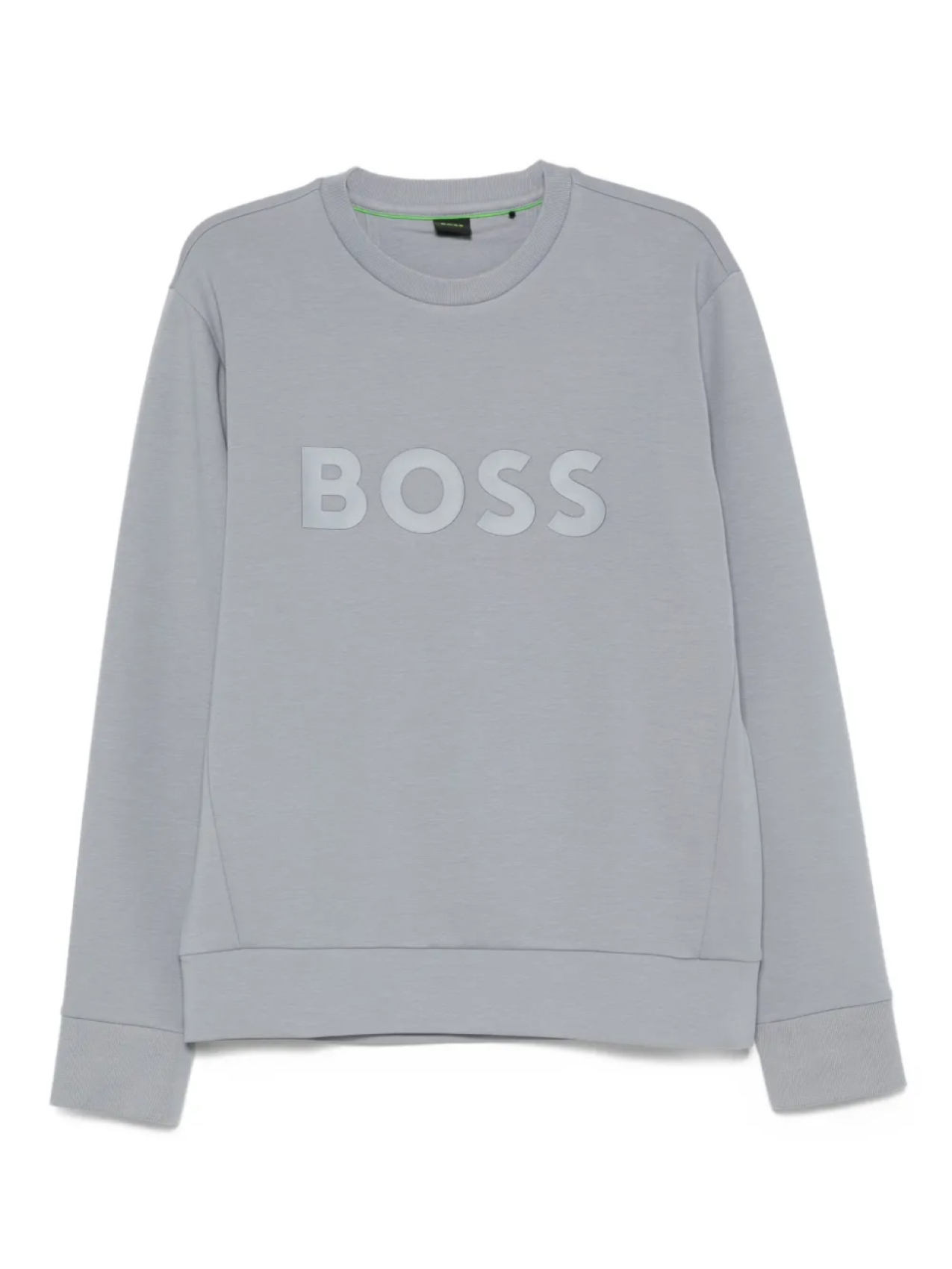 

Толстовка с круглым вырезом, украшенная логотипом BOSS, серый