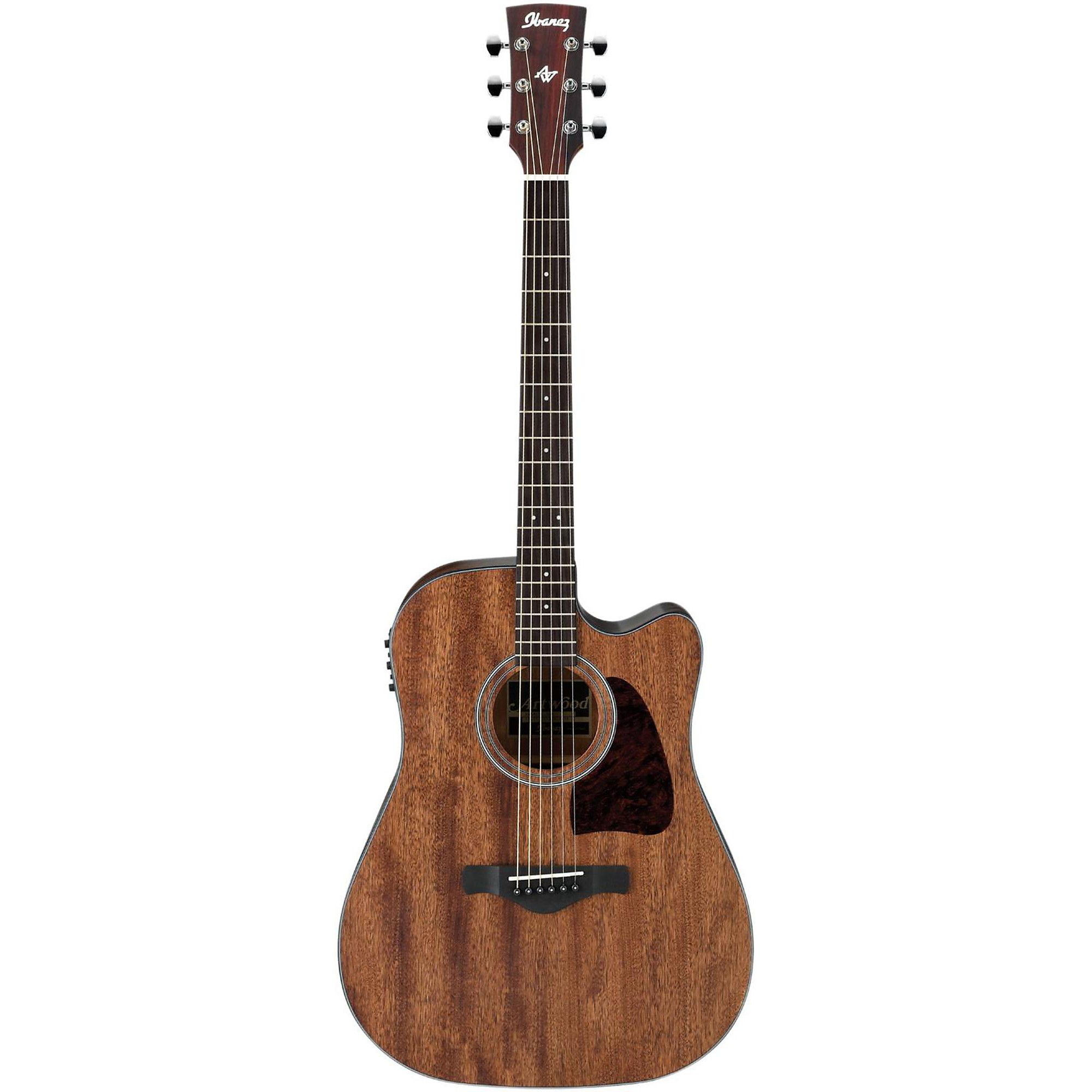 

Ibanez AW54CEOPN Artwood Dreadnought Акустически-электрическая гитара с открытыми порами Natural