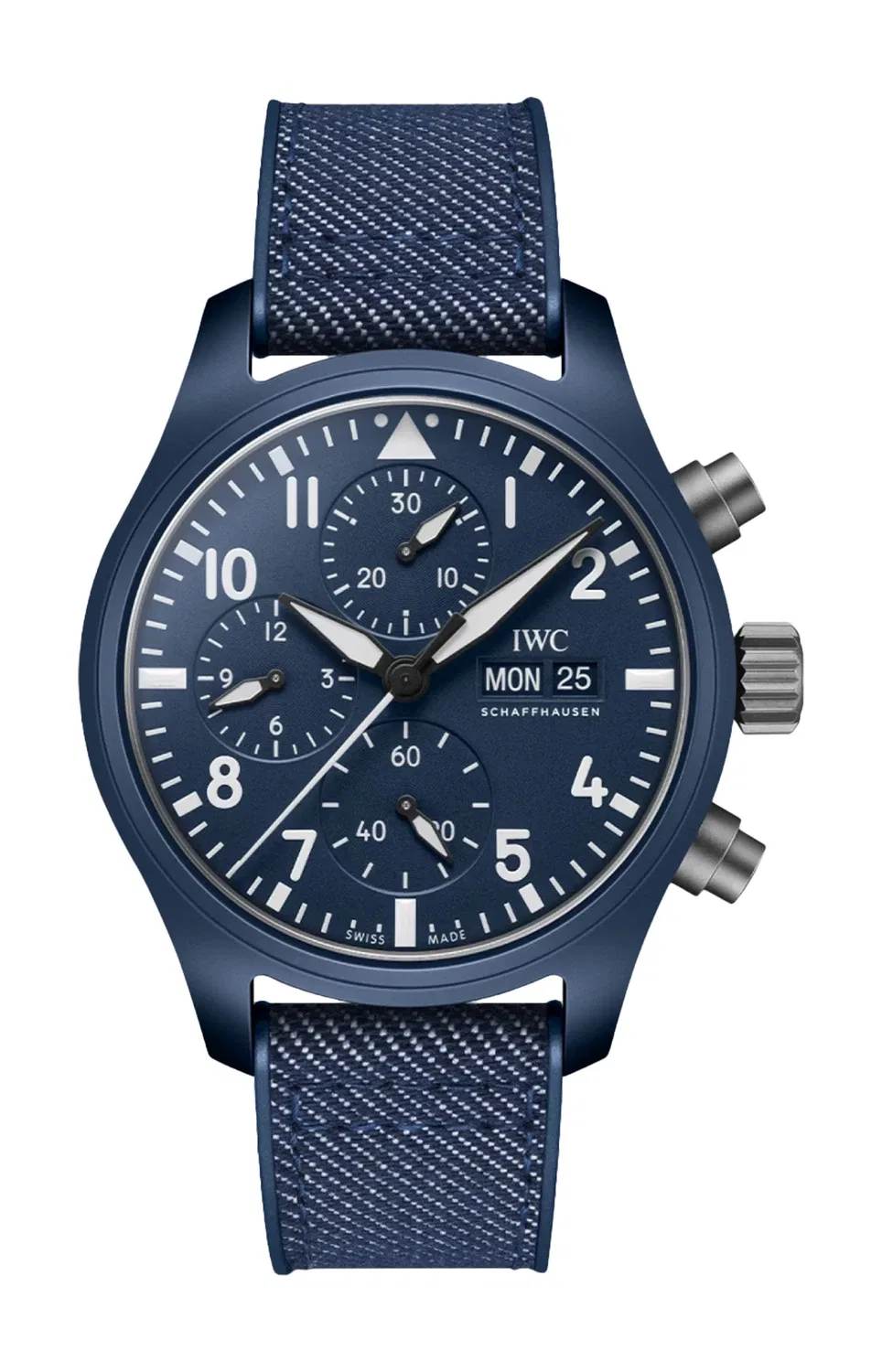 Авиационные часы-хронограф 41 Топ Ган Оушена - IW389404 IWC SCHAFFHAUSEN, черный